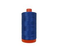 Aurifil A1050-2730 Solid 50wt 1422yds Delft Blue Mako Cotton Thread