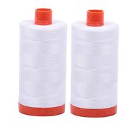 Aurifil Cotton Mako 50wt 1300m 2-Pack: White (2X 2024)