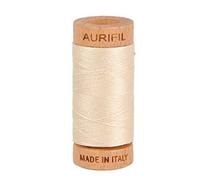Aurifil Cotton Mako 80wt Thread, Light Beige