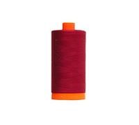 Aurifil Mako Cotton Thread Solid 50wt 1422yds Dark Carmine Red