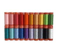 Aurifil Designer Collections 20 Small Spool 100% Cotton 50wt (220 Yards Each) PL50FC20 Fundamental by Patrick Lose - Made in Italy