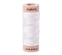 Aurifil Floss 16m (18yards) 100% Long Staple Mercerized Egyptian Cotton Natural White
