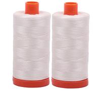 Aurifil Mako 50wt Thread 2 Large Spools: Muslin (2311x2)