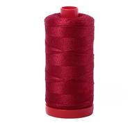 Aurifil Mako Cotton Thread Solid 12wt 100% Long Staple Mercerized Egyptian Cotton 1422yds Red Wine