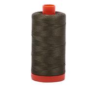 Aurifil Mako Cotton Thread Solid 50wt 1422yds Army Green