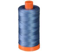 Aurifil Mako Cotton Thread Solid 50wt 1422yds Blue Grey