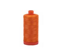 Aurifil Mako Cotton Thread Solid 50wt 1422yds Bright Orange