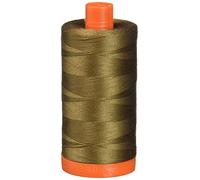 Aurifil Mako Cotton Thread Solid 50wt 1422yds Dark Antique Gold