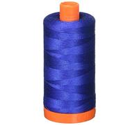 Aurifil Mako Cotton Thread Solid 50wt 1422yds Dark Cobalt, Blue
