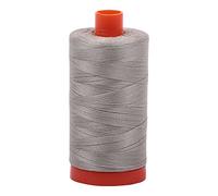 Aurifil Mako Cotton Thread Solid 50wt 1422yds Light Grey