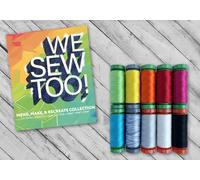 Aurifil The MEND, Make, & Recreate Collection by Clive Bruder 10 Small SPOOLS Cotton 100% Cotton Thread Set Ideal for Sewing, Crafting & Patchwork