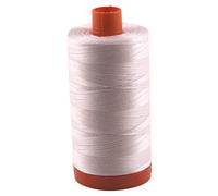 Aurifil Thread 2410 PALE PINK Cotton Mako 50wt Large Spool 1300m by Aurifil