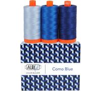 Aurifil Thread Blue CB Como 3pc