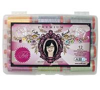 Aurifil Thread TULA Pink Premium Collection 50wt Cotton 12 Large Spools 1300m Each by Aurifil