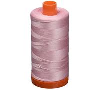 AURIFIL USA 1,422yd-Baby Aurifil Mako Cotton Thread Solid 50wt 1422yds, Baby Pink