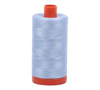 Aurifil USA 1,422yd-Light Mako Cotton Thread Solid 50wt 1422yds, Light Robin's Egg