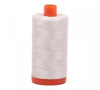 AURIFIL USA Aurifil 50wt Cotton 1,422yd-Silver, 1422 yd, Silver White