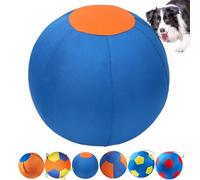 Auriiktch Giant Herding Ball for Dogs, Giant Dog Ball for Border Collies, Herding Ball for Dogs Large, Durable Giants Inflatable Dog Balls, Cover Scratch Resistant Interactive Dog (Blue S)