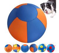 Auriiktch Giant Herding Ball for Dogs, Giant Dog Ball for Border Collies, Herding Ball for Dogs Large, Durable Giants Inflatable Dog Balls, Cover Scratch Resistant Interactive Dog (Blue + Orange XXS)