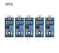 Aurikall Compatible with Arduino Smart Car and Robot Projects - 5 Piece Digital Light Intensity Detection Sensor Module with LM393 Comparator and Photosensitive Resistor for Light Sensing