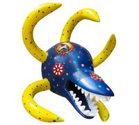 Aurionix Puerto Rico Souvenirs Authentic Puerto Rican Vejigante Carnival Mask Wall Decor, Handcrafted Puerto Rico Art for Home, Office, Festival, and Gifts, Vintage Puerto Rican Decor