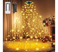 Auriostar Christmas Tree Lights Indoor - 400 LEDs 2.5mX16 Strands Outdoor Christmas Lights with 8 Modes/Remote/Timer, Waterproof Xmas Fairy Lights Easy to Install for 1-2.5M Christmas Tree Decorations