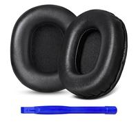 Aurivor Earpads Replacement for Audio Technica ATH M50X M50xBT2 M50xLAB M40X M30X M20X MSR7 SX1 Monitor Headphones, Ear Pads Cushions with Genuine Lambskin Leather, High-Density Foam (Lambskin-Black)
