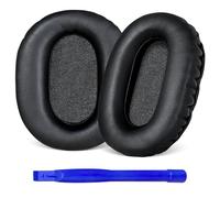 Aurivor Earpads Replacement for Sony WH-CH720N Headphones, Ear Pads Cushions Compatible with WH-CH710N / WH-RF400 / WH-XB900N / MDR-RF895RK, Covers with Protein Leather, High Density Foam (Black)