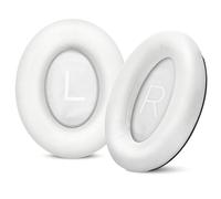 Aurivor Replacement Ear Pads for Bose QuietComfort 45 35 ii (QC45 QC35) Headphones, Anti-Tear Earpads Cushions for QC SE SC & New Quiet Comfort (Deep Bass), Softer Foam & Leather (White)
