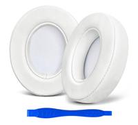 Aurivor Studio 3 Replacement Ear Pads for Beats Studio 3/2 Headphones, Cushions Earpads with Genuine Lambskin Leather, Softer Memory Foam, Stronger Adhesive (Lambskin-White)