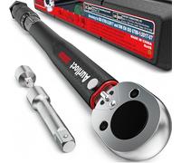 Aurlloct 1/2" Drive Click Torque Wrench Set, Torque Wrench Car 20-230 Nm, Wheel Torque Spanner with 3/8'' Adapter, ± 3% Accuracy for Truck, Car, Tire Replacement, and Motorcycle Car Maintenance