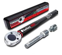 Aurlloct 1/2" Drive Click Torque Wrench Set, Torque Wrench Car 20-230 Nm, Wheel Torque Spanner with 3/8'' Adapter, ± 3% Accuracy for Truck, Car, Tire Replacement, and Motorcycle Car Maintenance