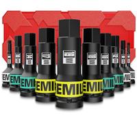 Aurlloct 1/2" Drive Impact Hex Bit Socket Set, 10 Piece Impact Allen Sockets, 5mm - 19mm Allen Key Sockets for Auto Repair Industrial Assembly Equipment Maintenance and DIY Enthusiasts Alike