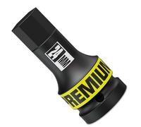 Aurlloct 3/4" Drive Impact Hex Bit Socket, H24 (24mm) Allen Key Socket, Auto Repair Industrial Assembly Equipment Maintenance and DIY Enthusiasts Alike