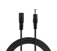 Auroh 1 Meter CCTV 2.1 x 5.5mm DC 12V Power Extension Cable Black