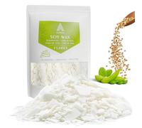 Auroh 100% Pure Soy Wax for Candle Making 3KG Natural SOYA Container Wax Flakes - Biodegradable, eco-Friendly Wax