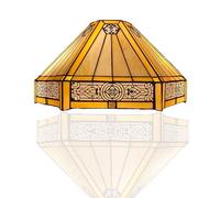 Auroh 16 inch Tiffany Style Lampshades Antique Handcrafted Stained Glass Shade ONLY (1605)