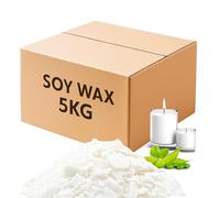 Auroh 5KG Pure Soy Wax for Candle Making - Premium Candle Wax for DIY Projects - Natural and Eco-Friendly SOYA Wax for Arts and Crafts