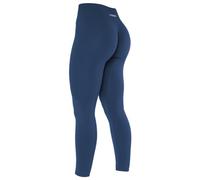 AUROLA Dream Collection Workout Leggings for Women High Waist Seamless Scrunch Athletic Running Gym Fitness Active Pants, Naval Academy, S