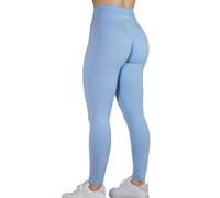 AUROLA Dream Collection Workout Leggings for Women High Waist Seamless Scrunch Athletic Running Gym Fitness Active Pants, Serenity Blue, M