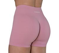 AUROLA Dream Collection Workout Shorts for Women High Waist Seamless Scrunch Athletic Running Gym Yoga Active Shorts Black, Mauve Mist, S