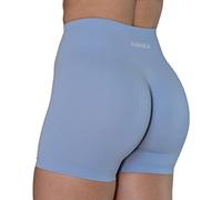 AUROLA Dream Collection Workout Shorts for Women High Waist Seamless Scrunch Athletic Running Gym Yoga Active Shorts Black, Serenity, S