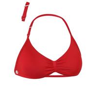 AUROLA Influence Adjustable Strappy Sport Bras for Women,Low Support Seamless Backless Padded Straps Impact Gym Workout Bra, Chili Red, S