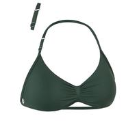 AUROLA Influence Adjustable Strappy Sports Bras for Women,Seamless Backless Padded Straps Impact Yoga Gym Workout Bra, Eden Green, M