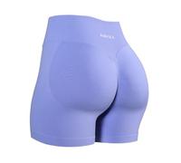 AUROLA Influence Collection Workout Shorts for Women,No Roll Up Squat Proof New Scrunch Seamless Compression Gym Short, Jacaranda, M