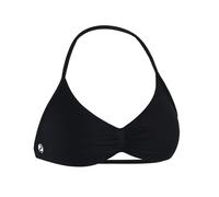 AUROLA Influence Strappy Bra Sports Bras for Women, Backless Padded Impact Strappy Bra Workout Gym Yoga with Removable Cups, Black, S