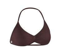 AUROLA Influence Strappy Bra Sports Bras for Women, Backless Padded Impact Strappy Bra Workout Gym Yoga with Removable Cups, Cinnamon, XS
