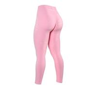 AUROLA Serpent Snake Seamless Scrunch Workout Leggings for Women,Girls Squat Proof Ribbed Thick Active Gym Pants, Sweet Pink, Large