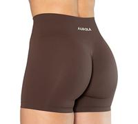 AUROLA Women's 4.5 Dream Workout Shorts Damen Yoga Shorts | Tummy control, no front seam, non see through, gusset crotch, 4 inch inseam, soft, compression, active