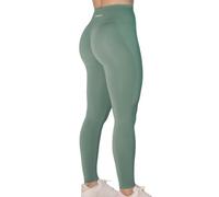 AUROLA Workout Leggings for Women Seamless Scrunch Tights Tummy Control Gym Fitness Girl Sport Active Yoga Pants, Iceberg Green, M